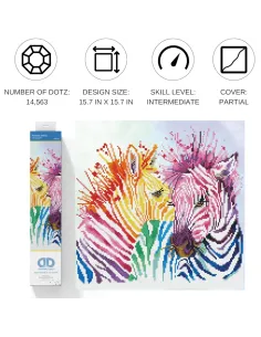 RAINBOW ZEBRAS (DD8.005) 2