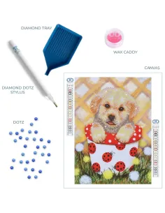 Diamond Dotz Pup In Pot 2