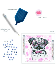 Diamond Dotz Hug A Pug 2