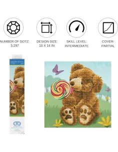 HONEY POT BEAR LOLLY POP LICK (DD6.032) 2