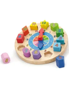 OROLOGIO PUZZLE CON INCASTRI IN LEGNO (VGA59235)