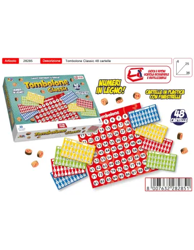 TOMBOLA 48 CARTELLE AUTOMATICHE (28285)
