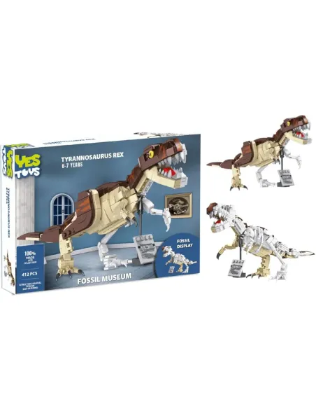YES TOYS TYRANNOSAURUS MUSEUM REX 398 PEZZI (YES52204)