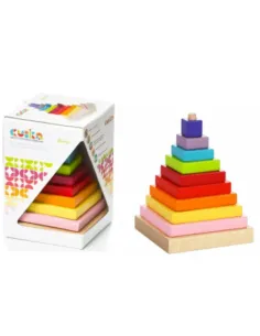 PIRAMIDE COLORATA LEGNO (CBK13357)