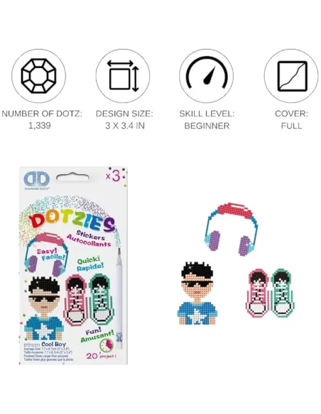 COOL BOY STICKERS (DTZ12.011)