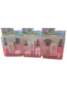 MINECRAFT 3D PACK.5 PERSONAGGI (MCR175755)