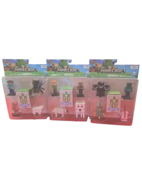 MINECRAFT 3D PACK.5 PERSONAGGI (MCR175755)