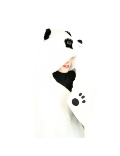 COPERTA Con CAPPUCCIO PANDA (BL823.NOX)