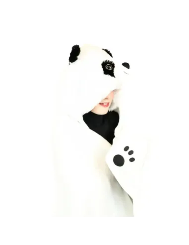 COPERTA Con CAPPUCCIO PANDA (BL823.NOX)
