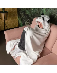 COPERTA Con CAPPUCCIO PANDA (BL823.NOX) 2