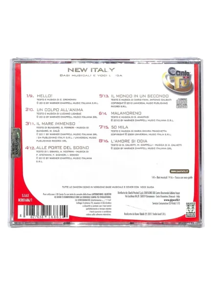 CD CANTA TU NEW ITALY (1686/1)