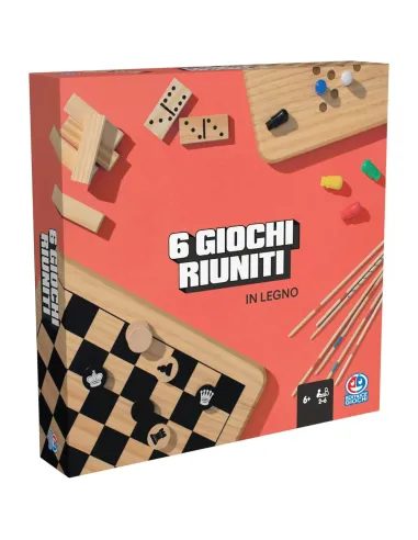 6 GIOCHI RIUNITI IN LEGNO CLASSICI (6066797)