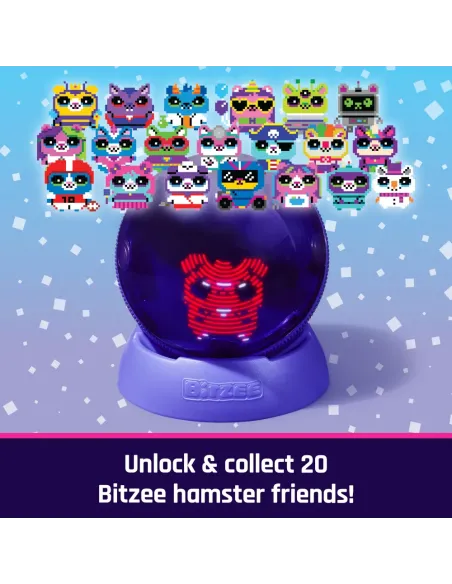 Bitzee , Il tuo Criceto Interattivo, Hamster Ball con oltre 20 criceti all'interno da collezionare, rotola e reagisce al tocco, 