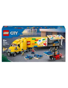 Camion per le consegne giallo