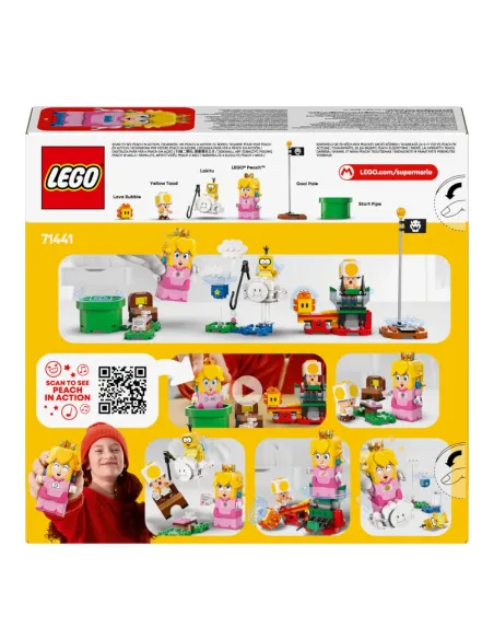 LEGO Super Mario 71441 Avventure di Peach Interattiva, Giocattolo con Personaggi e Principessa Nintendo per Bambini 6+