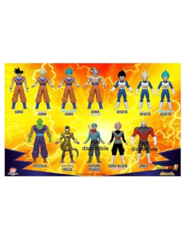 DRAGONBALL MONSTERFLEX PERSONAGGI ASSORTIMENTO...