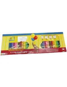 SET 60 PENNARELLI + TIMBRI CURIOUS GEORGE (18985)