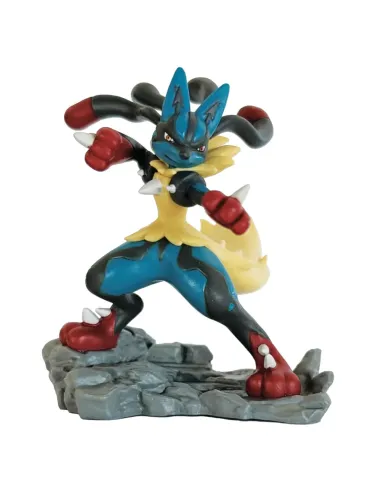POKEMON COLLEZIONE CON STATUINA MEGA LUCARIO EX...