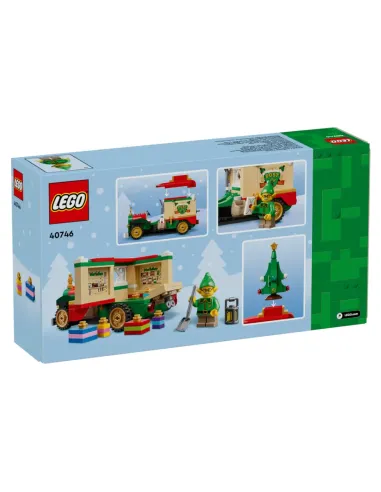 LEGO Iconic Furgone delle consegne di Babbo Natale