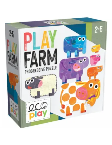 ECOPLAY PLAY FARM PROGRESSIVE PUZZLE...