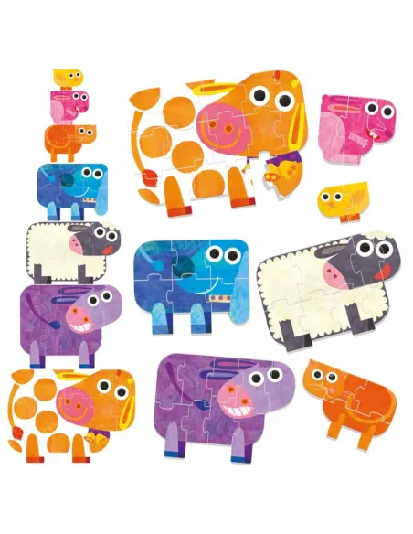 ECOPLAY PLAY FARM PROGRESSIVE PUZZLE (MU24759/28658)