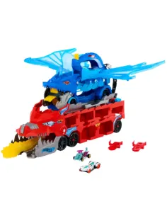 HOT WHEELS CITY DRAGO TRASPORTATORE TRASFORMABILE (JBM72)