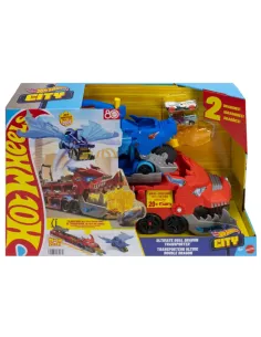 HOT WHEELS CITY DRAGO TRASPORTATORE TRASFORMABILE (JBM72) 2