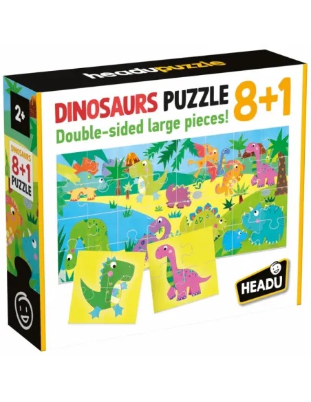 PUZZLE 8+1 DINOSAURS (IT22243)