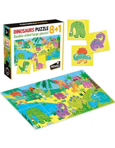 PUZZLE 8+1 DINOSAURS (IT22243)