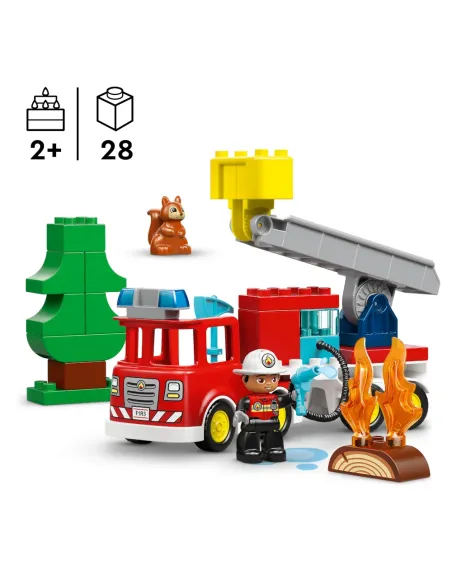 LEGO DUPLO Autopompa con manichetta e pompiere