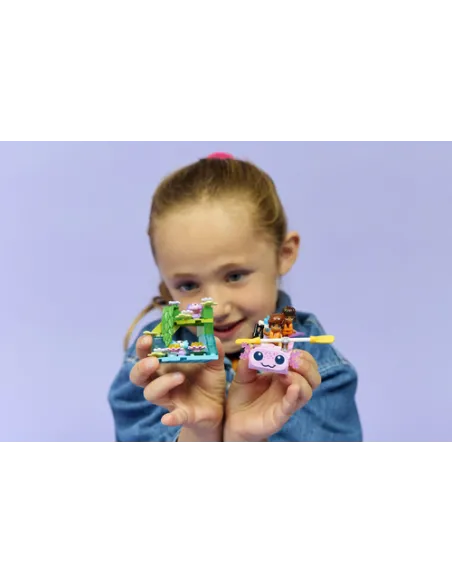 LEGO Friends 42681 Barca d’Avventura Axolotl Giocattolo con 2 Mini Bamboline, 2 Animali e Accessori, Regalo per Bambine 5+