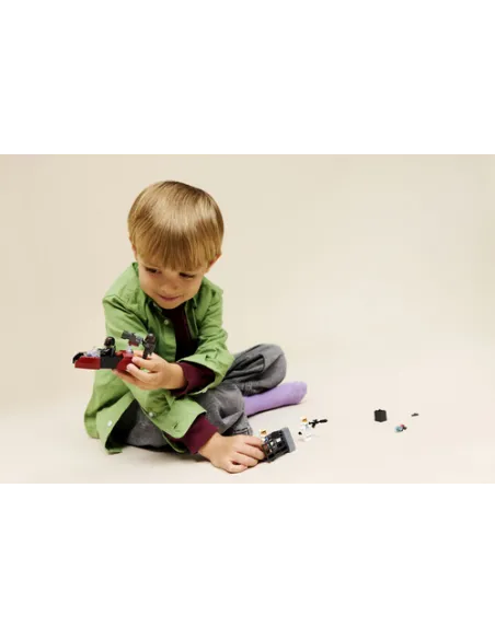 LEGO Star Wars 75449 Battle Pack Assedio di Mandalore, Gioco d'Azione, 2 Minifigure, 2 Clone Trooper, Speeder Bike, Regalo 6+