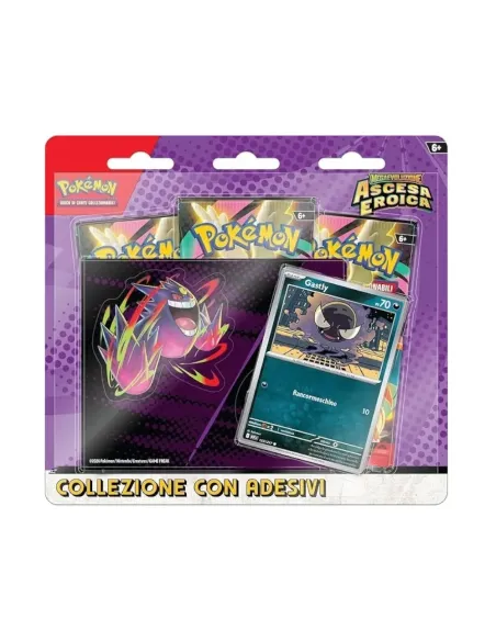Pokémon Collezione con Adesivi dell'espansione Megaevoluzione - Ascesa Eroica (IT)
