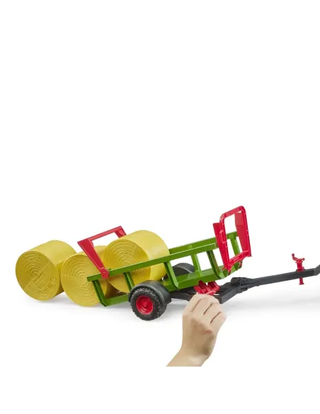 RIMORCHIO CON 3 BALLE FIENO (2204)