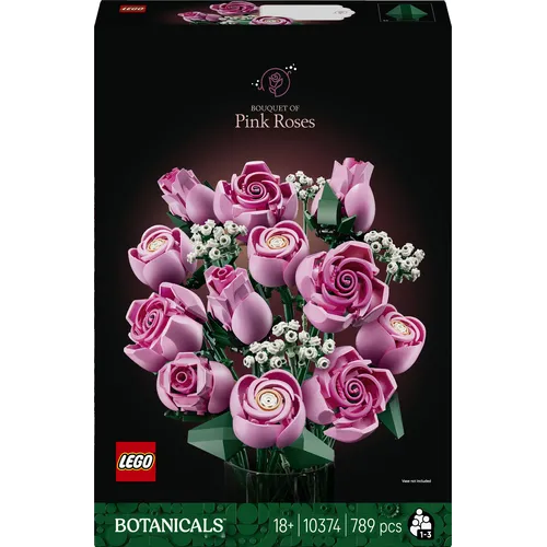 LEGO Botanicals Bouquet di rose rosa