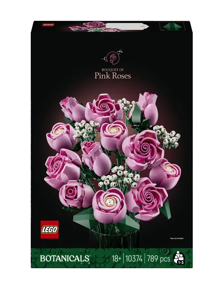LEGO Botanicals Bouquet di rose rosa