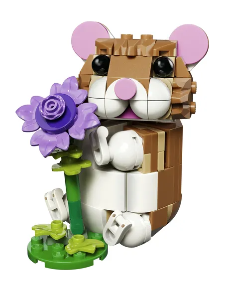 LEGO Creator Simpatico criceto con fiore