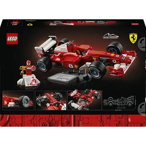 LEGO ICONS Ferrari F2004 e Michael Schumacher