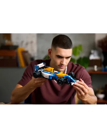 LEGO ICONS 10353 Williams Racing FW14B e Nigel Mansell, Modello di Auto F1 con Minifigure, Regalo per Adulti, Uomo o Donna