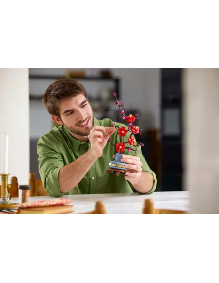 LEGO Botanicals 10369 Albicocco Giapponese, Fiore Finto Artificiale da Costruire per Adulti, Idea Regalo per Donna o Uomo