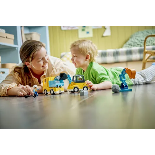 LEGO DUPLO 10475 Veicoli da Cantiere 3 in 1,...