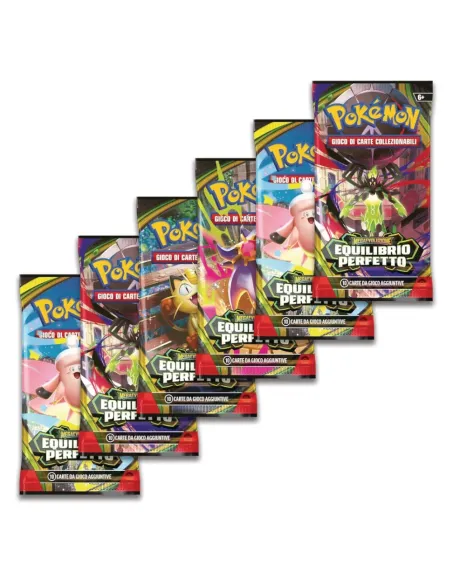 Pokémon Bundle 6 buste dell'espansione Megaevolzione - Equilibrio Perfetto (PK10377-I)
