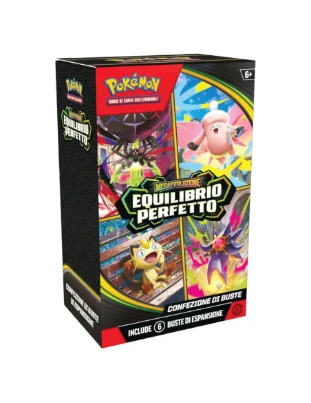 Pokémon Bundle 6 buste dell'espansione Megaevolzione - Equilibrio Perfetto (PK10377-I)