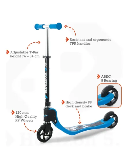 MONOPATTINO HORIZON 5.0 BLUE (28565)