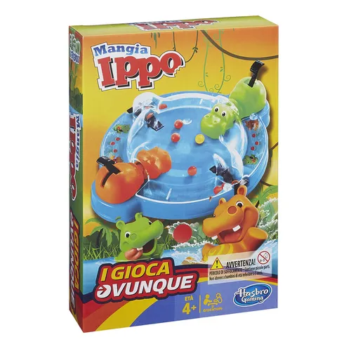 Hasbro Gaming Mangia Ippo - Travel (gioco in...