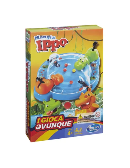 Hasbro Gaming Mangia Ippo - Travel (gioco in scatola, Gaming)