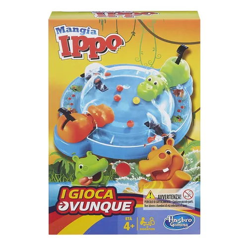 Hasbro Gaming Mangia Ippo - Travel (gioco in...