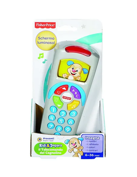 Mattel Telecomando di Cagnolino, Giocattolo Educativo per l'Apprendimento, per Bambini da 6+ Mesi