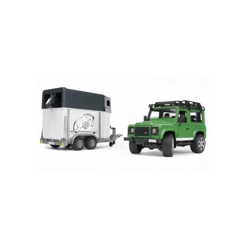 LAND ROVER DEFENDER CON RIMORCHIO PER TRASPORTO...
