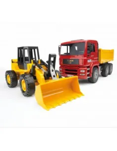 BRUDER Construction truck with articulated road loader